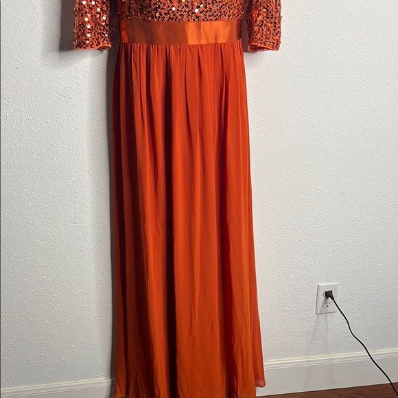 Ever Pretty Orange Cocktail Dress for Weddings - Picture 5 of 5